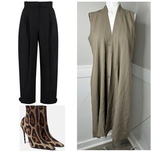 CALVIN KLEIN LONG DUSTER / PRELOVED /SIZE 8